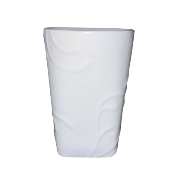 Corelle Coordinates White Porcelain Mug With Embossed Design - Picture 3 of 10